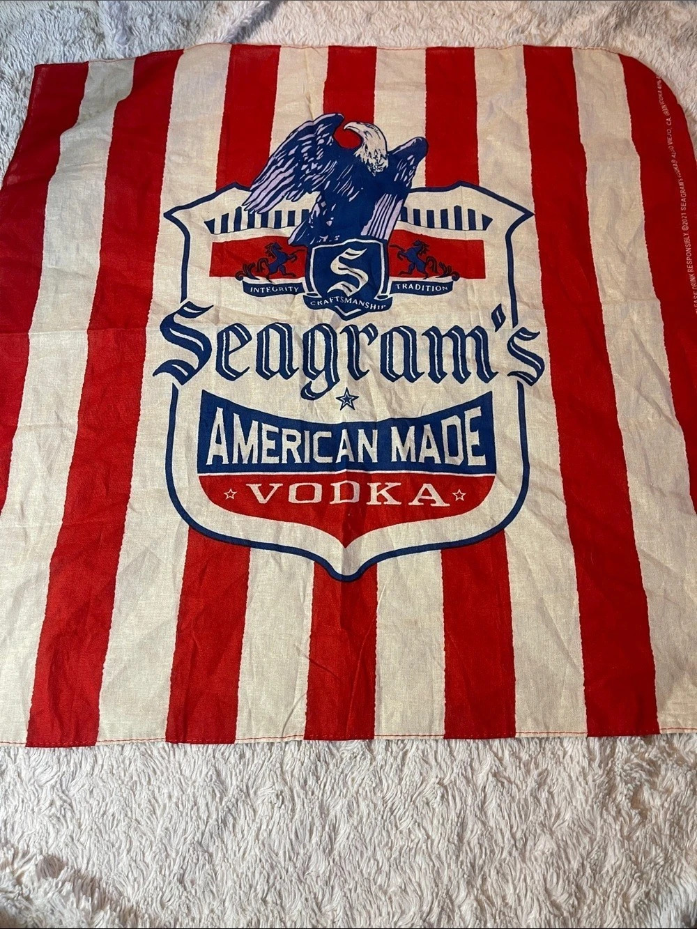 Seagram's American Made Vodka bandanna